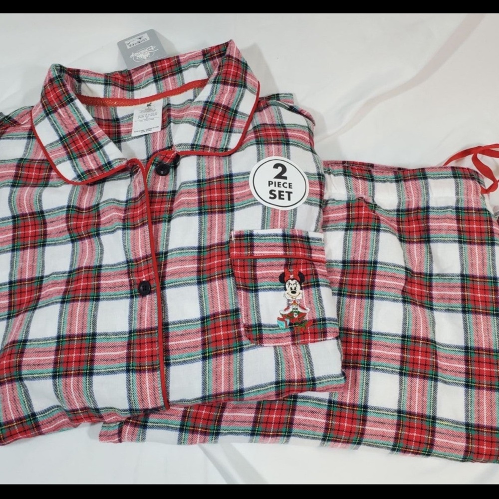 Disney Minnie Mouse Christmas pajamas flannel 3XL